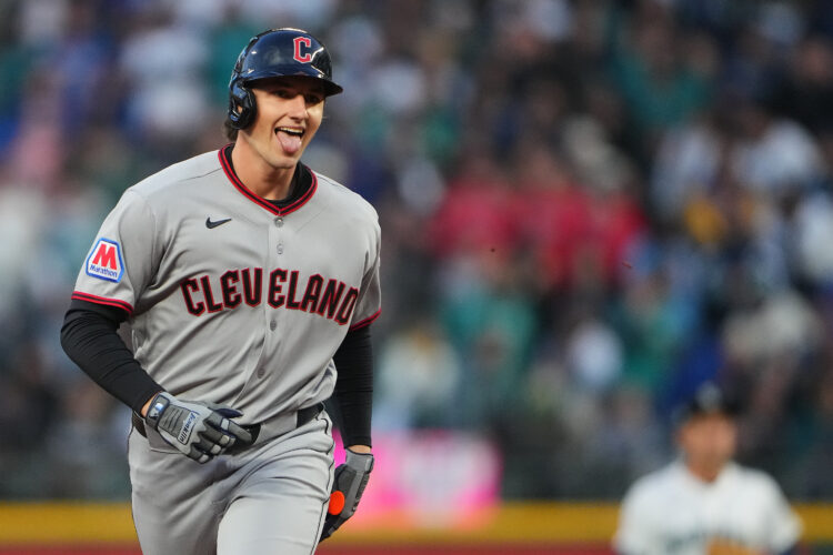 Chase DeLauter homers twice as Guardians beat Mariners 6-4